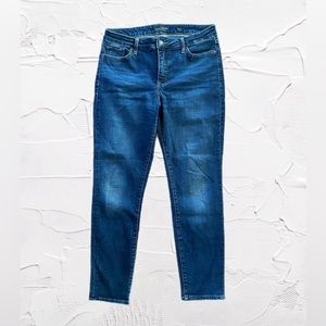 Women’s Lucky Brand Hayden Skinny Jeans, Size 12, Blue, non-distressed